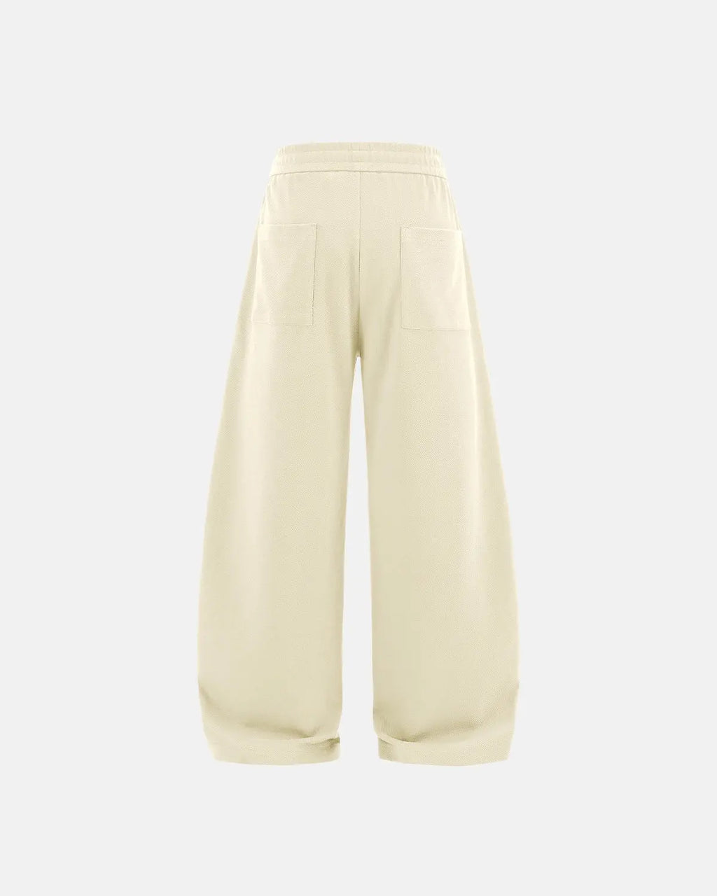 Deconstructed wide-leg sweatpants by Inflation Streetwear featuring loose fit, layered design, and casual comfort.