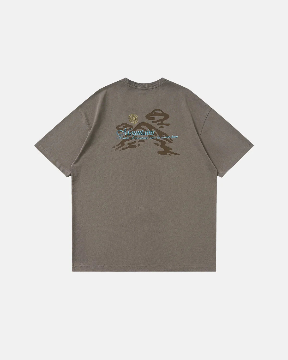 Inflation Streetwear heavyweight oversized graphic t-shirt with bold design, relaxed fit, and soft fabric on a model.
