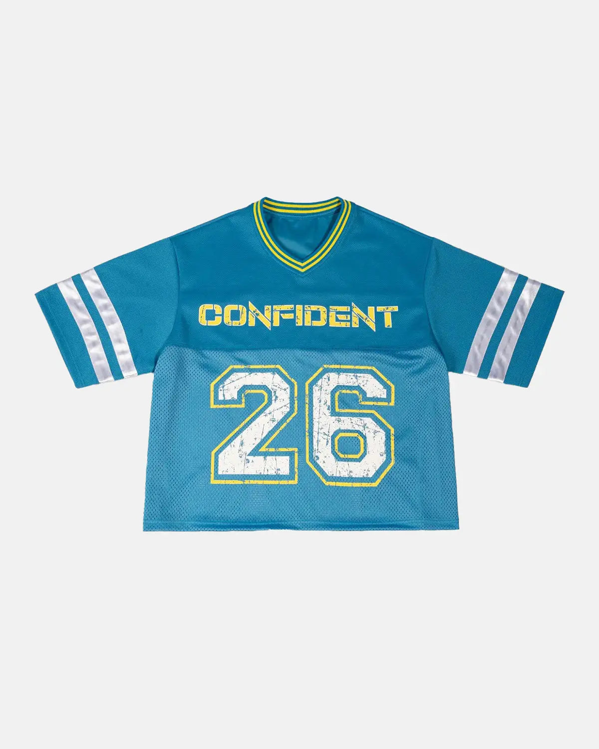 Vintage Number Mesh Jersey by INFLATION featuring breathable mesh fabric and bold number design for streetwear style.