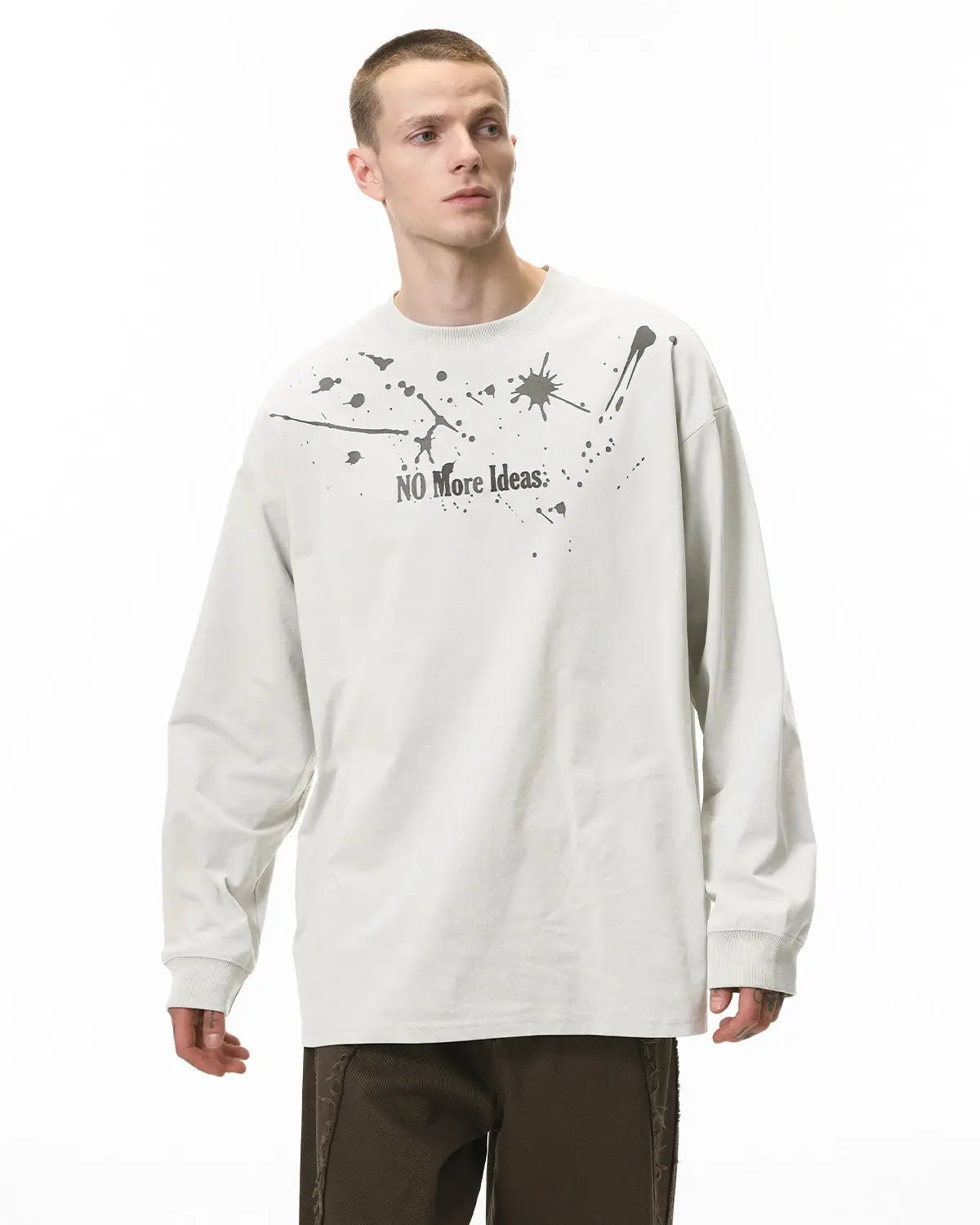 Inflation Laser Burning Streetwear Tee featuring bold graphic design, black cotton fabric, and modern streetwear style.
