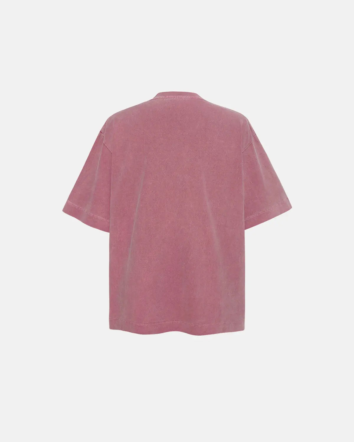 Vintage graphic washed oversized T-shirt by INFLATION featuring retro streetwear style and bold print on soft fabric.