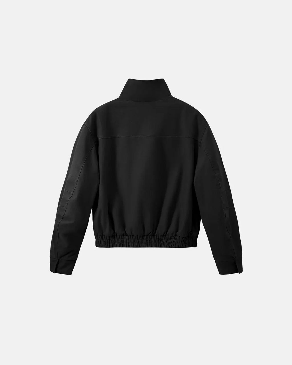 Inflation streetwear faux shearling-lined lambswool jacket with a cozy, textured collar and stylish design.