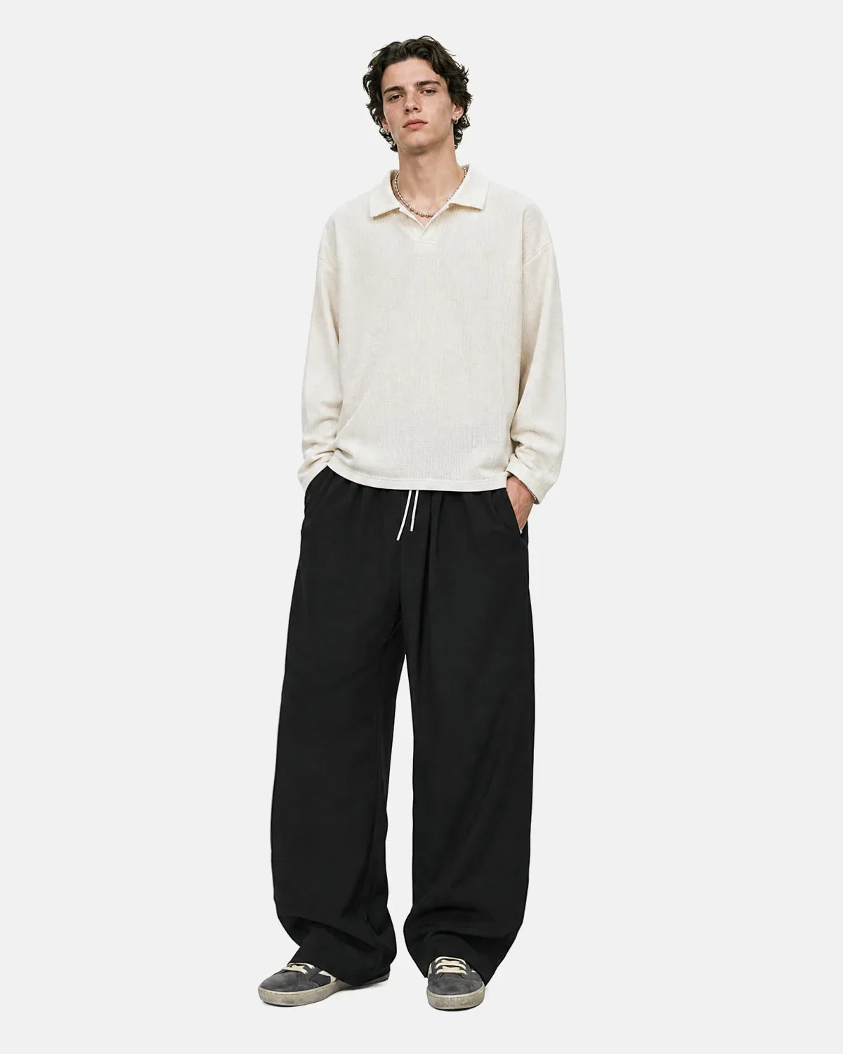 Inflation AirFlow Cooling Wide-Leg Pants in lightweight fabric with a relaxed fit and wide-leg design, perfect for breathable comfort.