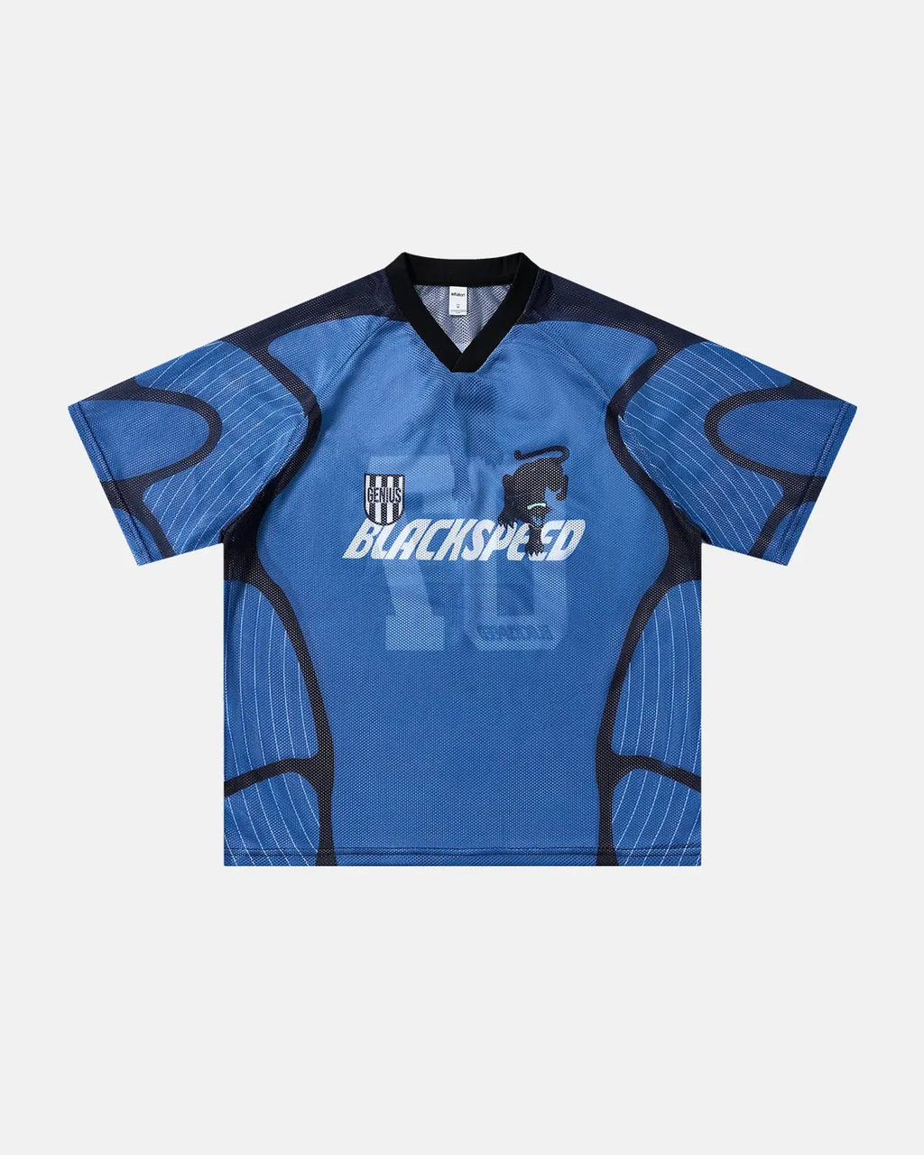 Inflation Athletic Panel Mesh Jersey T-shirt featuring breathable mesh fabric and modern streetwear design.