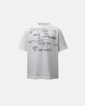 Inflation Streetwear mock neck distressed graphic T-shirt featuring a bold printed design on the front, casual streetwear style.