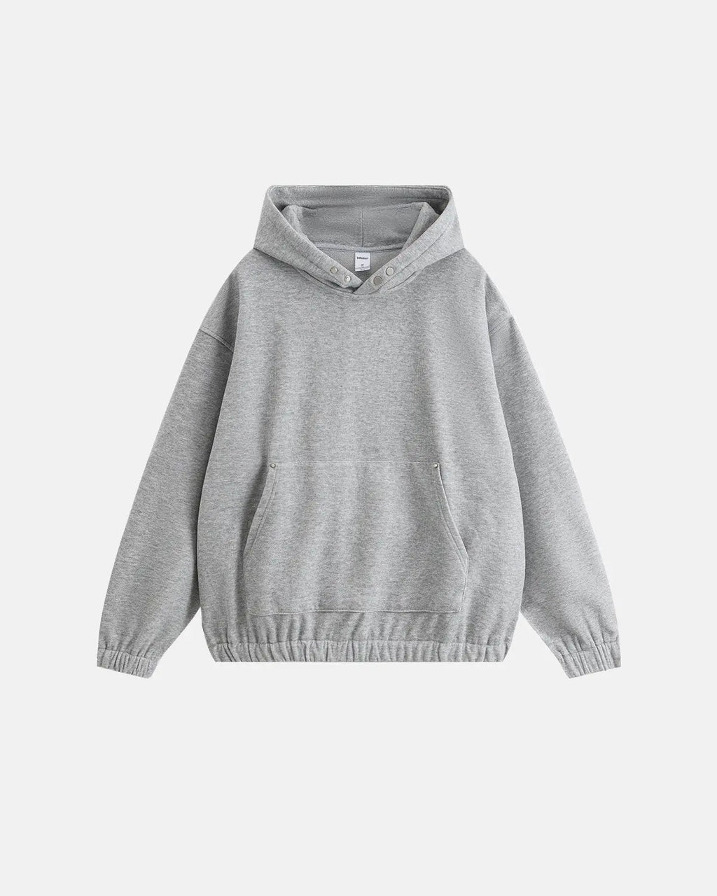 Boxy cropped hoodie by Inflation Streetwear featuring a relaxed fit and stylish design, shown in a close-up view.