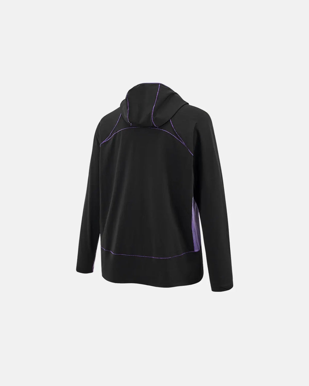 Inflation COOLMAX breathable hooded tee featuring a black hood, relaxed fit, and streetwear style with visible fabric texture.