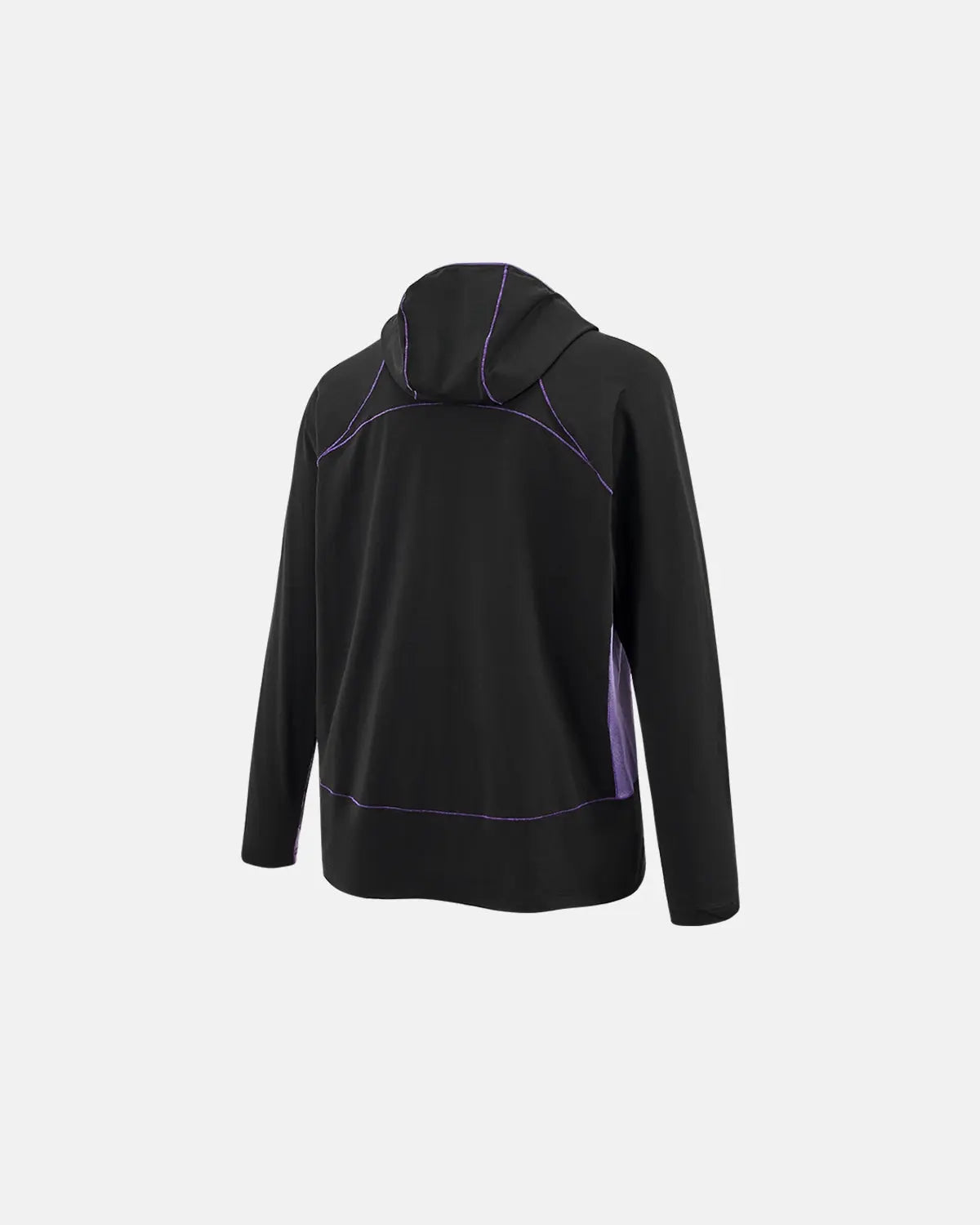 Inflation COOLMAX breathable hooded tee featuring a black hood, relaxed fit, and streetwear style with visible fabric texture.