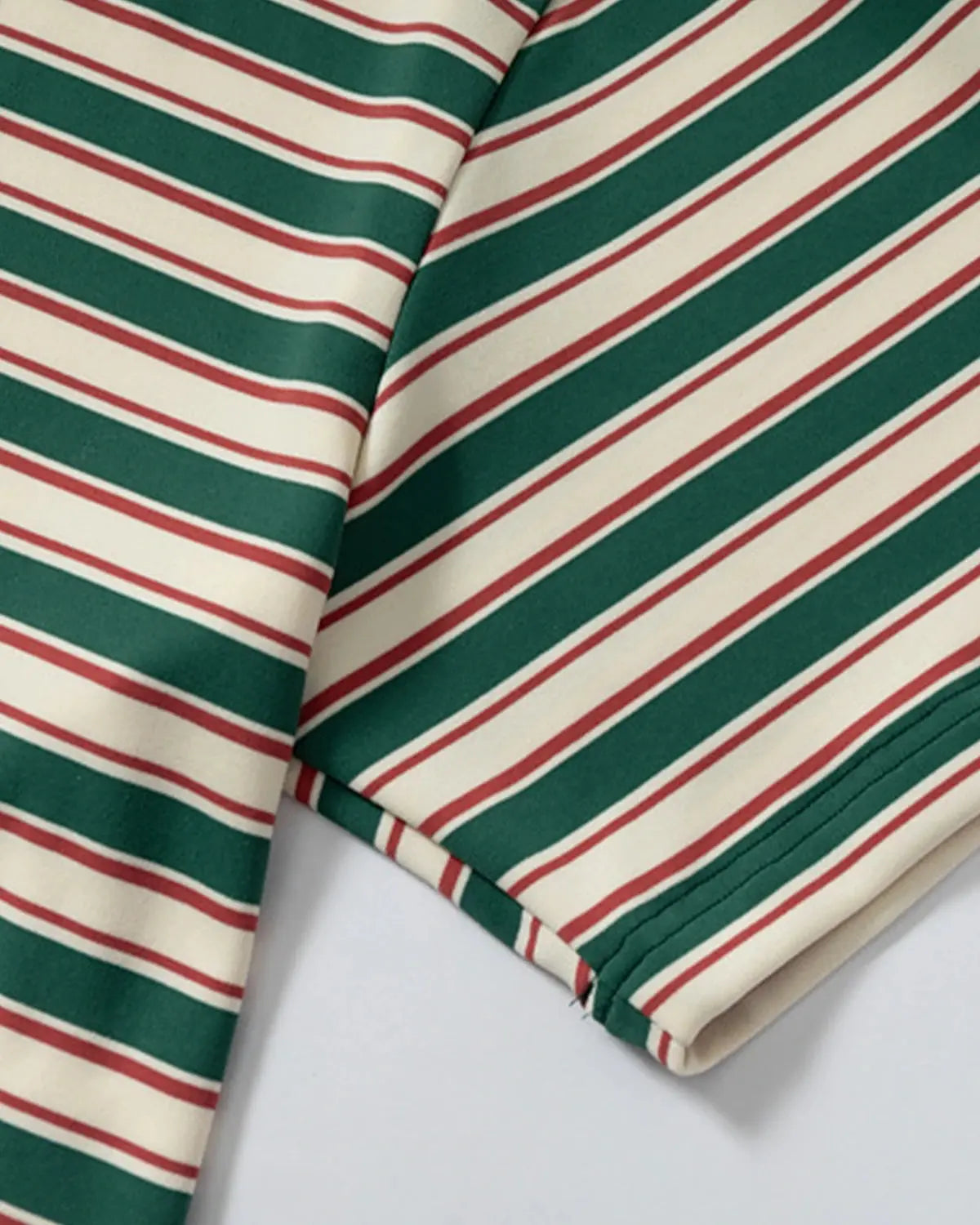 Inflation Streetwear's asymmetric polo collar striped T-shirt, featuring a stylish polo shirt design with bold stripe patterns.