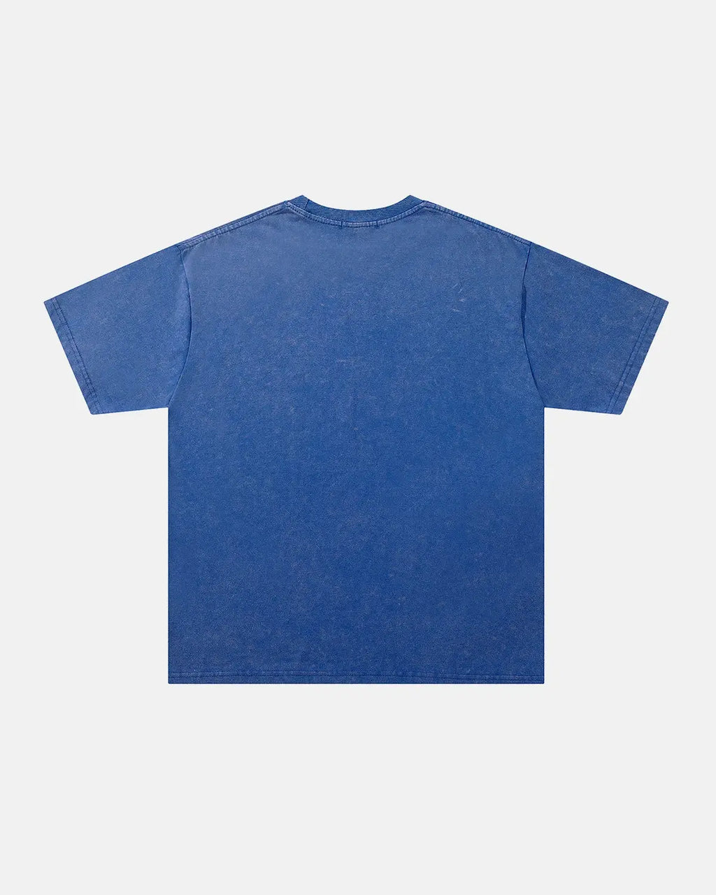 Washed rhinestone flame design boxy T-shirt by INFLATION streetwear, featuring a relaxed fit and bold flame pattern on the front.