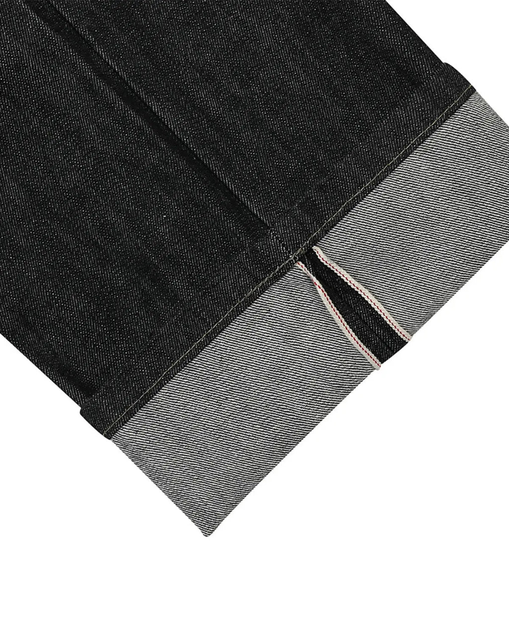 Raw straight-leg denim pants by INFLATION featuring classic blue denim, visible stitching, and a relaxed fit.