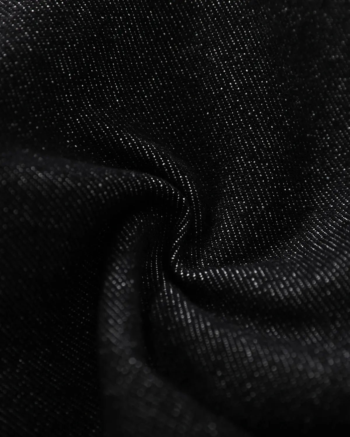 Layered utility baggy jorts pants by INFLATION featuring a relaxed fit and layered design in denim fabric.